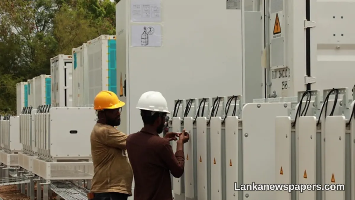 Sri Lanka Set to Link Commercial Battery Storage Systems to National Grid by September