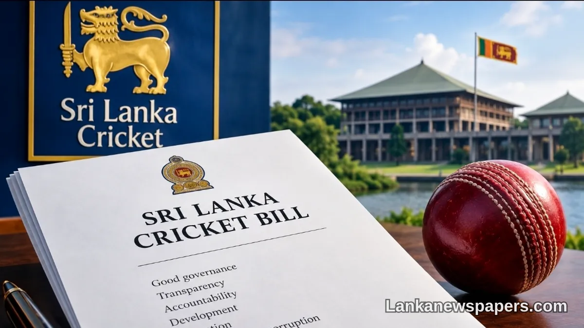 නව ශ්රී ලංකා ක්රිකට් පනත් කෙටුම්පත රජයේ ගැසට් පත්රයේ පළ කිරීමට අමාත්ය මණ්ඩල අනුමැතිය