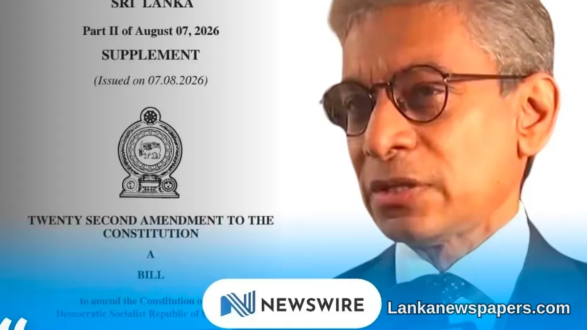 CLA President Flags Four Key Concerns Over Sri Lanka's 22nd Amendment Constitutional Hearing