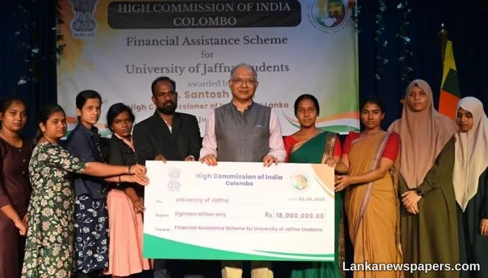 India Boosts Monthly Grants for University of Jaffna Undergraduates Under Expanded Scholarship Scheme