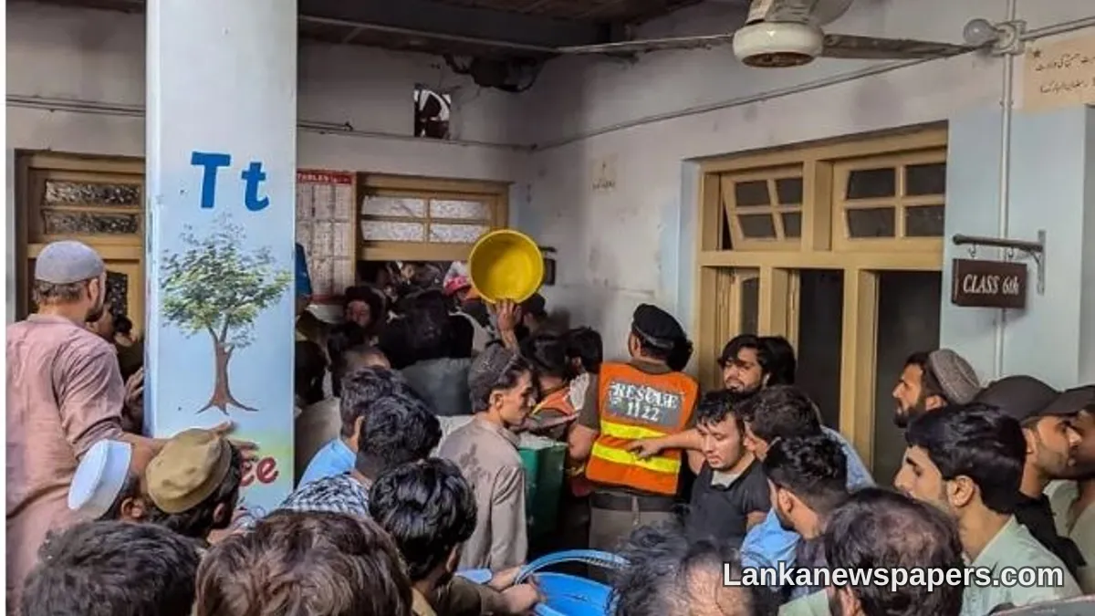 Roof Collapse at Pakistani School Claims 29 Lives, Leaving Dozens Injured