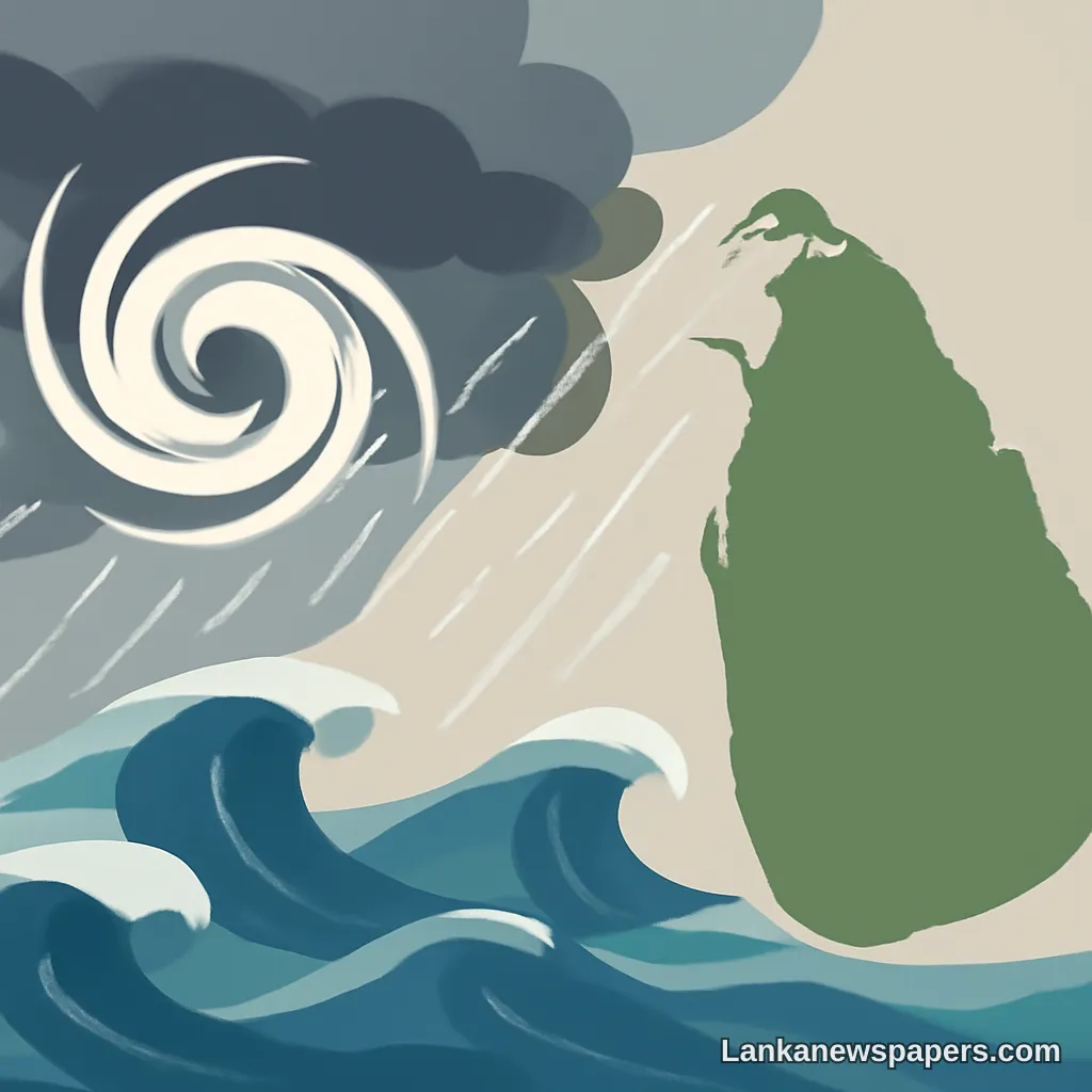Deep Depression Off Sri Lanka's Northeast Coast Expected to Lose Strength Shortly