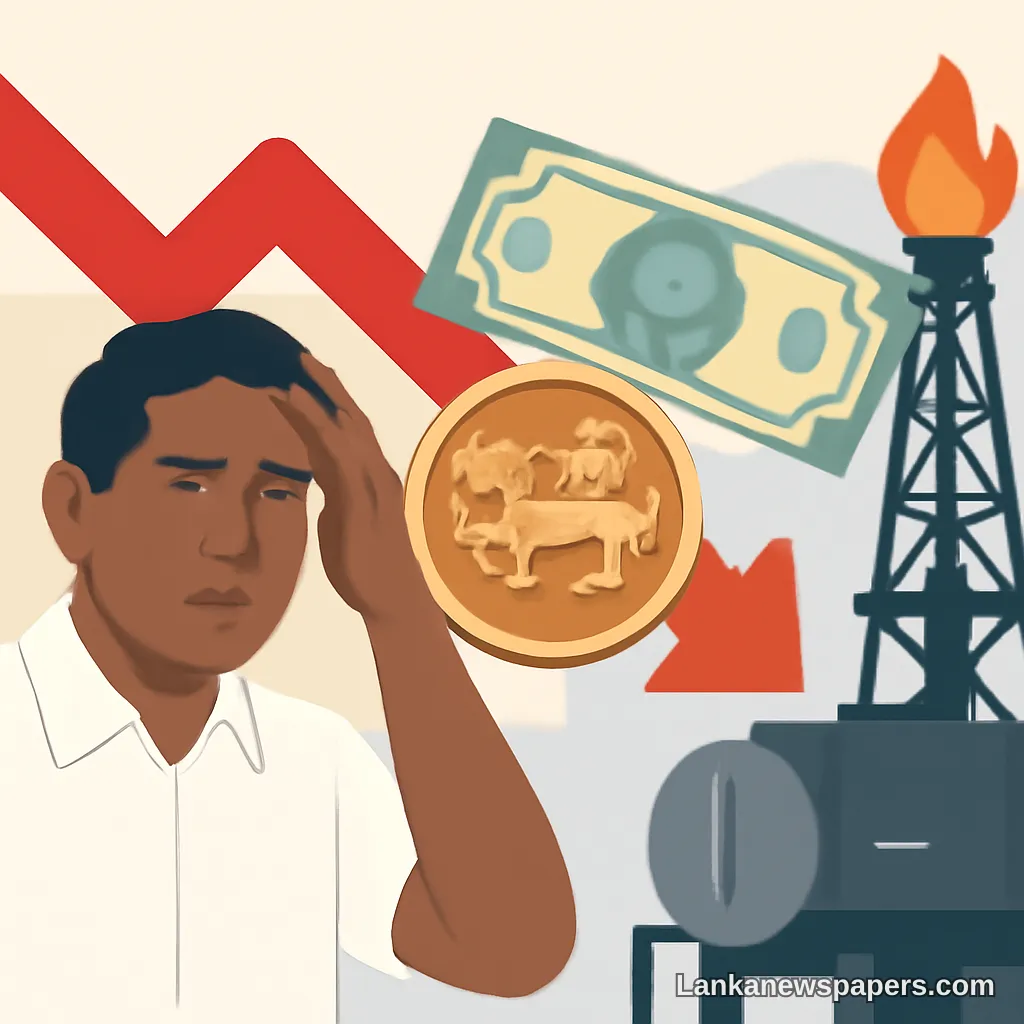 Sri Lankan Rupee Slides Against Dollar Amid Rising Energy Cost Worries