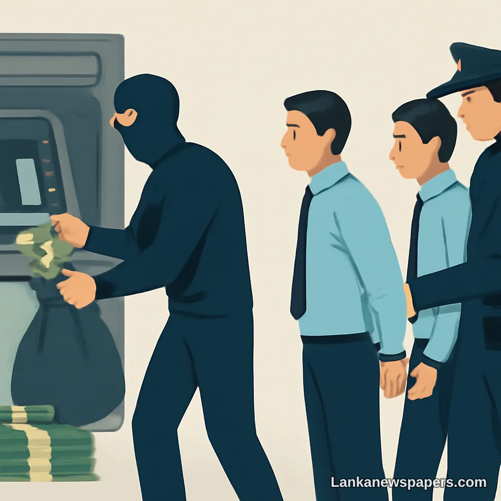 Two Bank Staff Arrested Over Rs. 30 Million ATM Cash Robbery in Horana