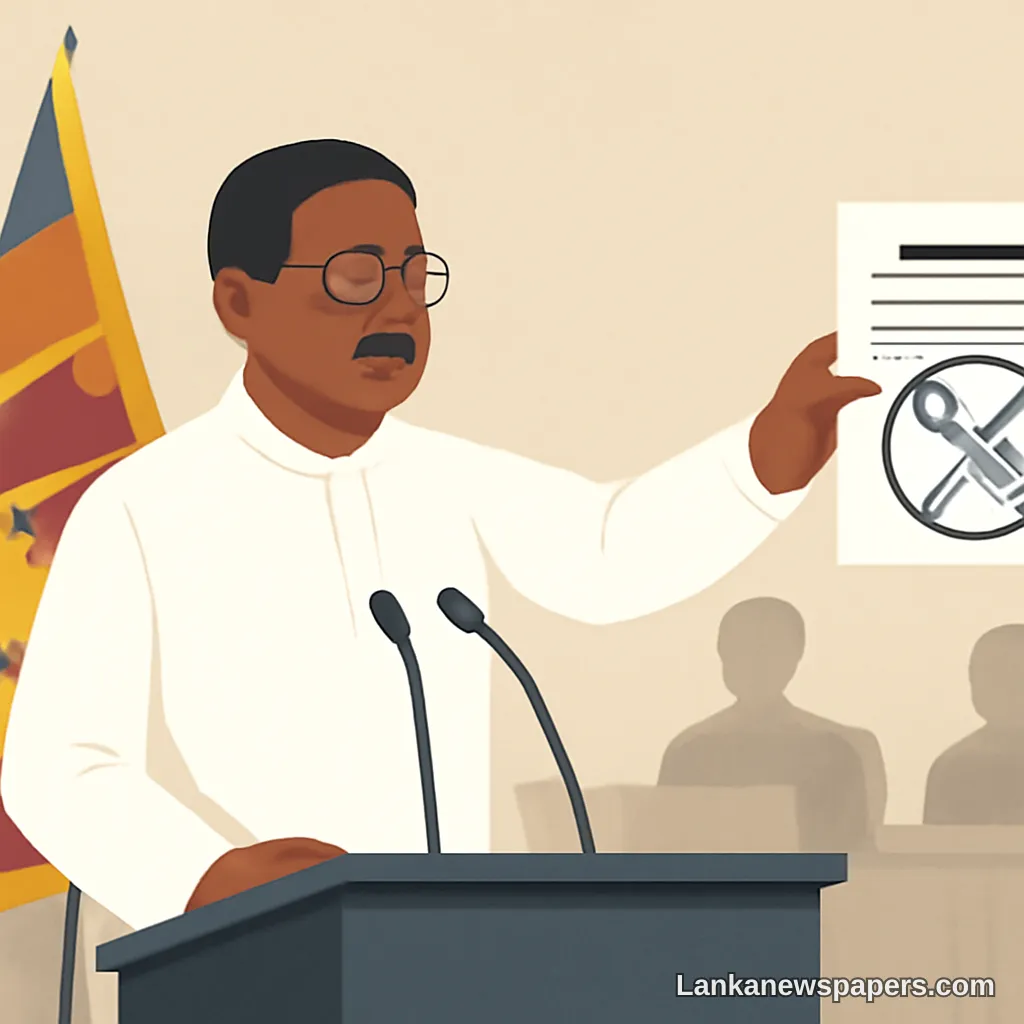 ත්‍රස්තවාදය වැළැක්වීමේ පනත සම්පූර්ණයෙන් අහෝසි කිරීම ඉල්ලා TNA පාර්ලිමේන්තු මන්ත්‍රීවරයා යෝජනාවක් ඉදිරිපත් කරයි