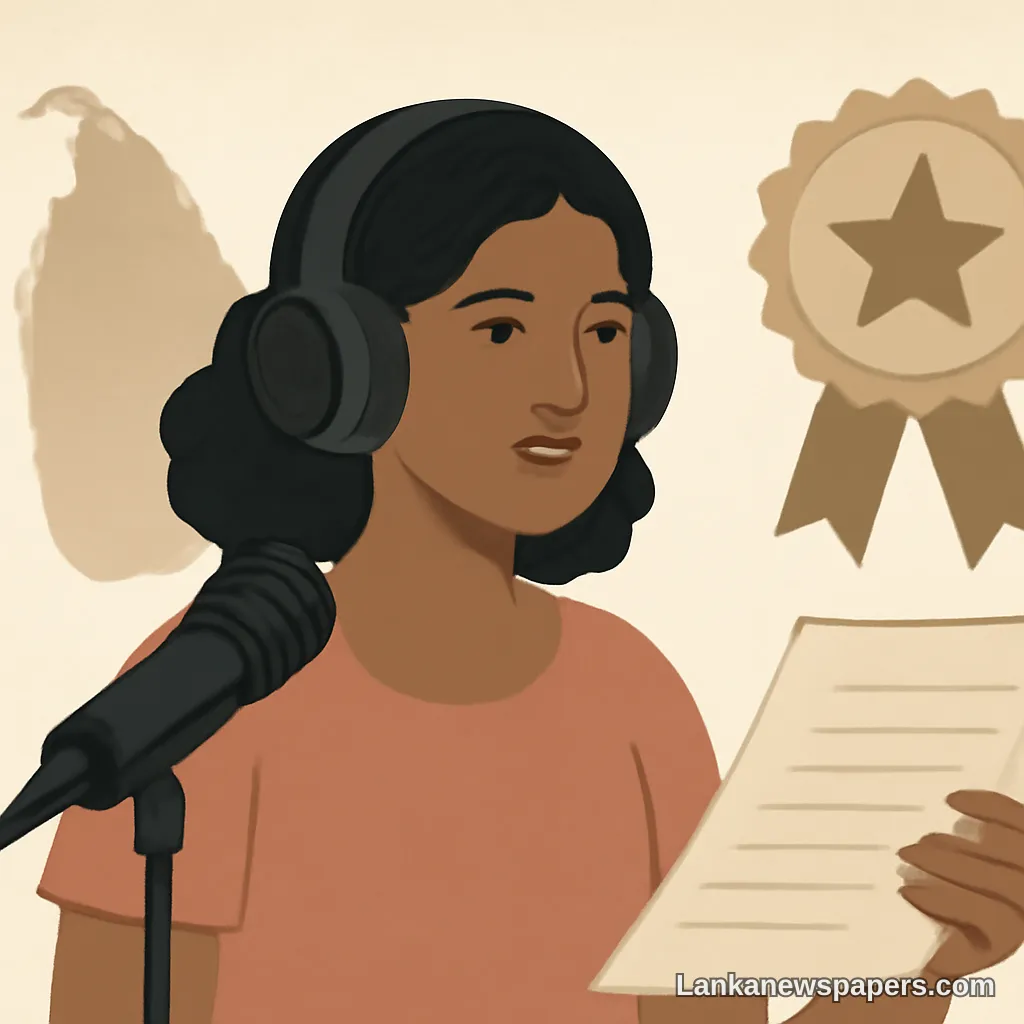 Sri Lankan Audio Drama Script Earns Global Acclaim at Prestigious BBC Competition