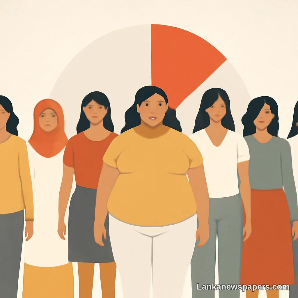 One in Seven Sri Lankan Women Classified as Obese, Health Ministry Reveals