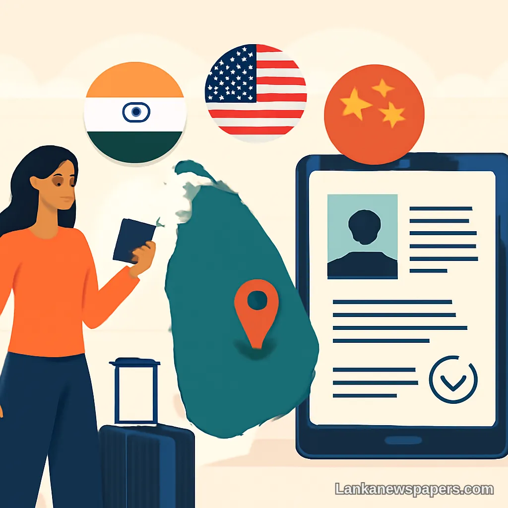 Sri Lanka Extends Free 30-Day Electronic Travel Authorisation to 40 Nations Including India, China and the US