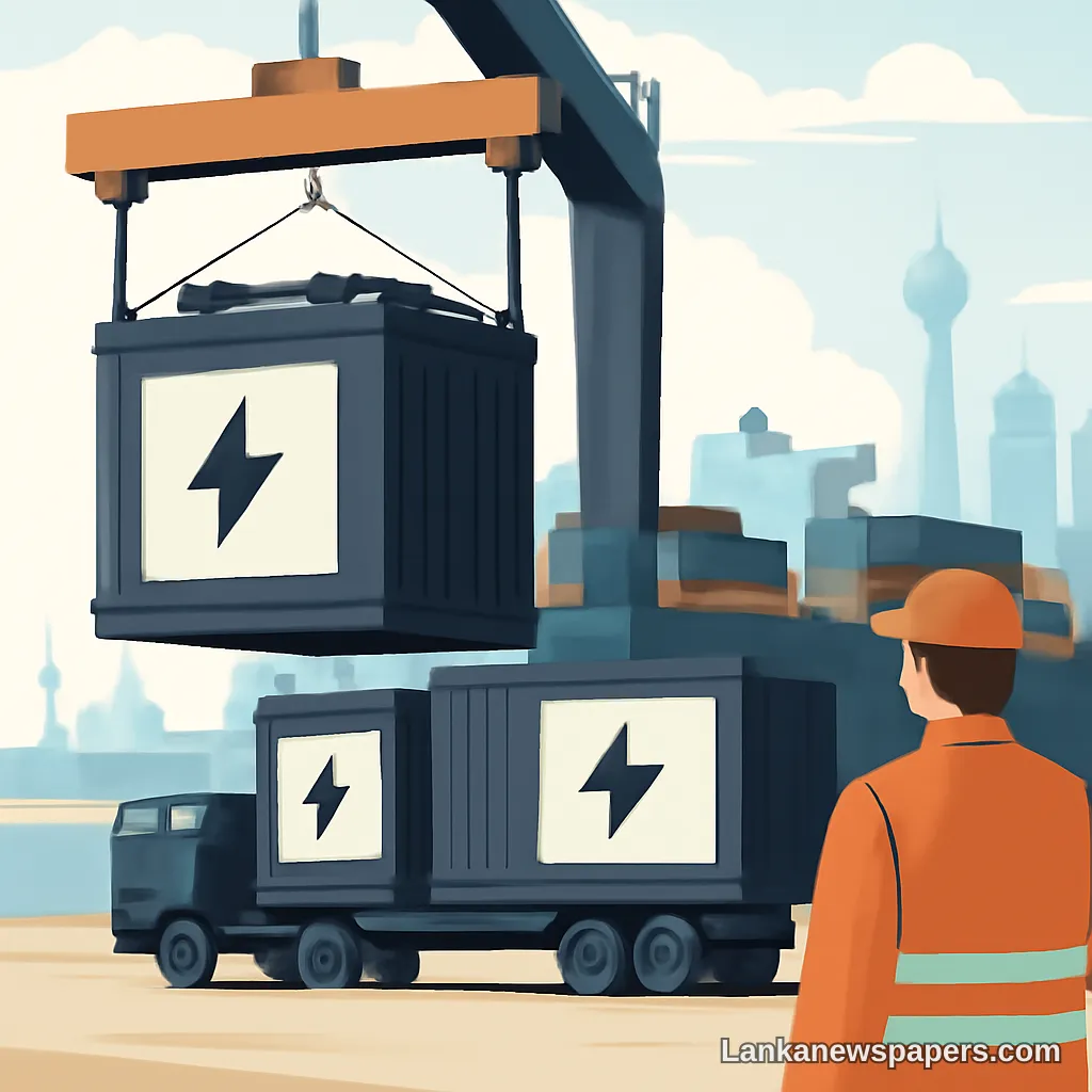 Colombo Terminal Sets New Record Handling Massive 2,241-Tonne Battery Shipment for Sri Lanka's Power Grid
