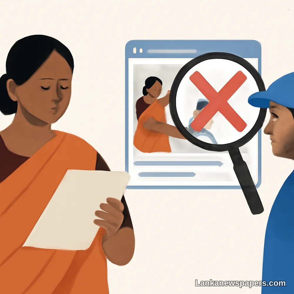 Fact Check: Viral Images Falsely Link PM Harini Amarasuriya to Honouring Indian Cricket Star Vaibhav Suryavanshi