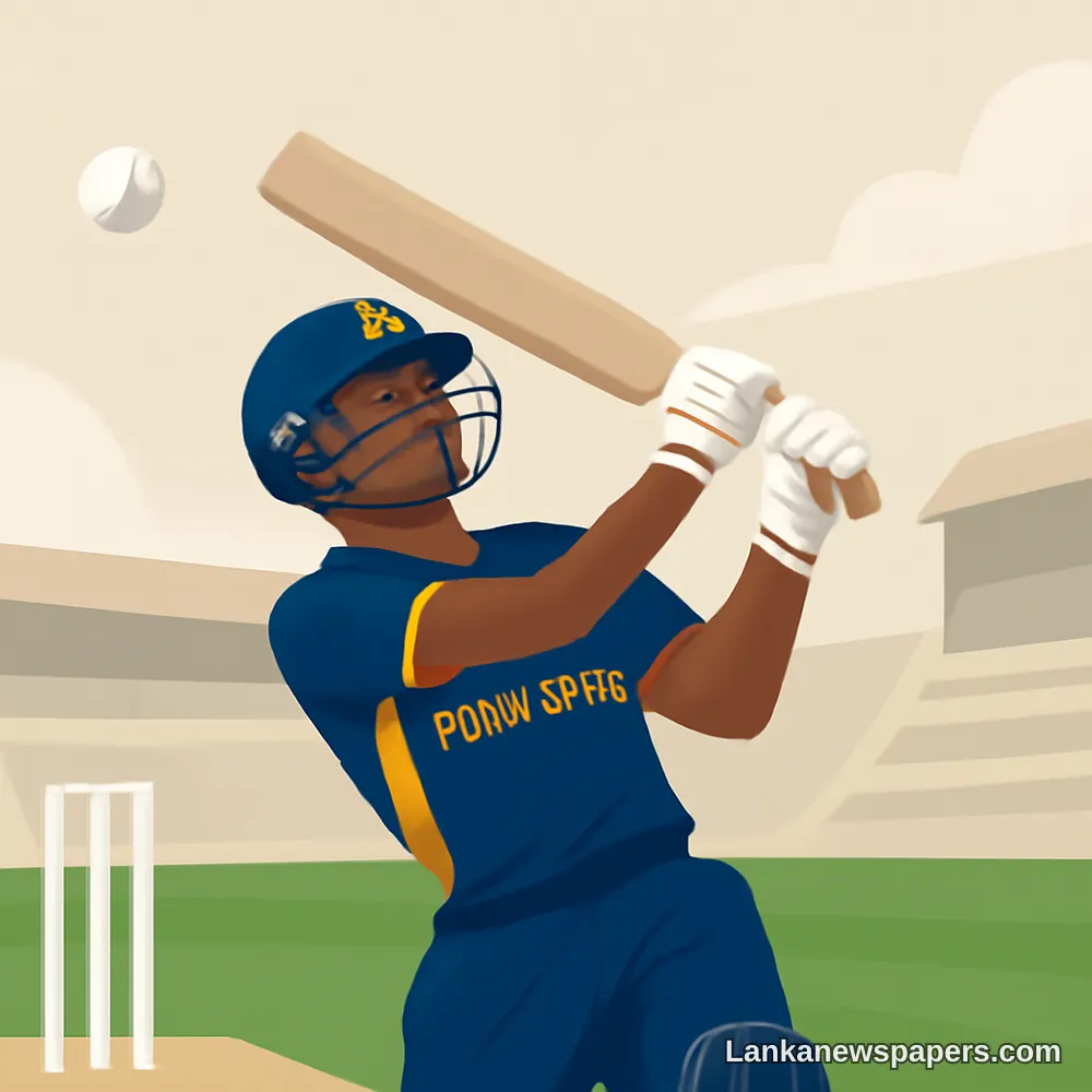 ශ්‍රී ලංකා A කණ්ඩායම ත්‍රිකෝණ මාලාවේ පළමු තරගයේ දී නවක තරුව වෛභව් සූර්යවංශි දැලේ හසුකරගනී