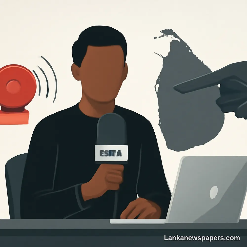 Journalists' Body Sounds Alarm Over Draft Law It Says Could Silence Sri Lanka's Free Press