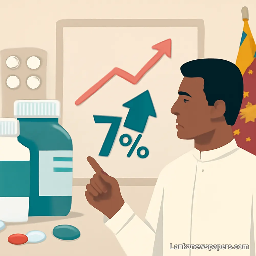 Sri Lanka Set to Increase Drug Prices by Up to 7% from June 30, Says Minister