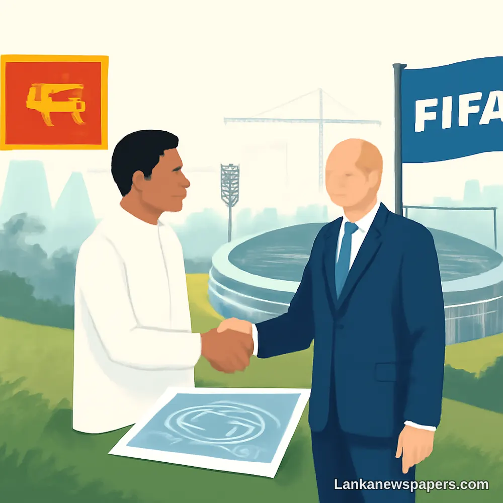 FIFA Pledges Support to Build International Football Stadium in Sri Lanka