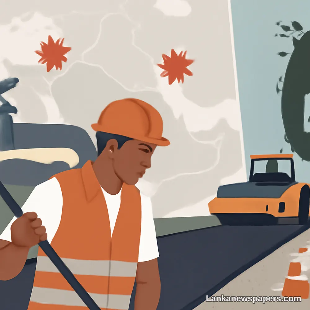 Middle East Tensions Choke Sri Lanka's Tar Supply, Threatening Road Development Projects