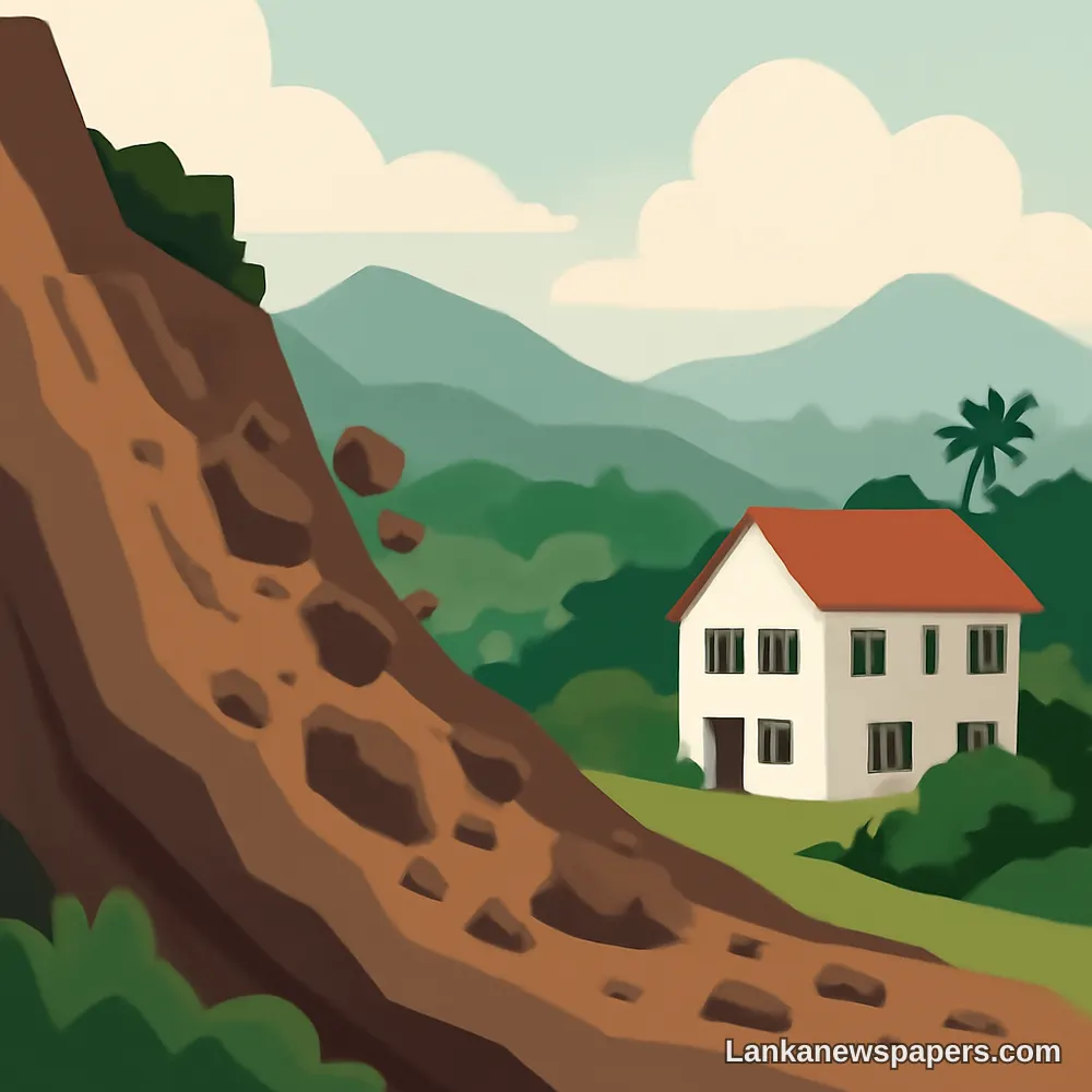 NBRO Issues Landslide Warnings for Kalutara, Nuwara Eliya and Ratnapura Districts