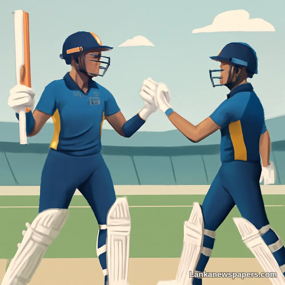 ශානක සහ මිෂාරාගේ අර්ධ සියස් වලින් ශ්රී ලංකාව තරඟාවලිය සමකරයි