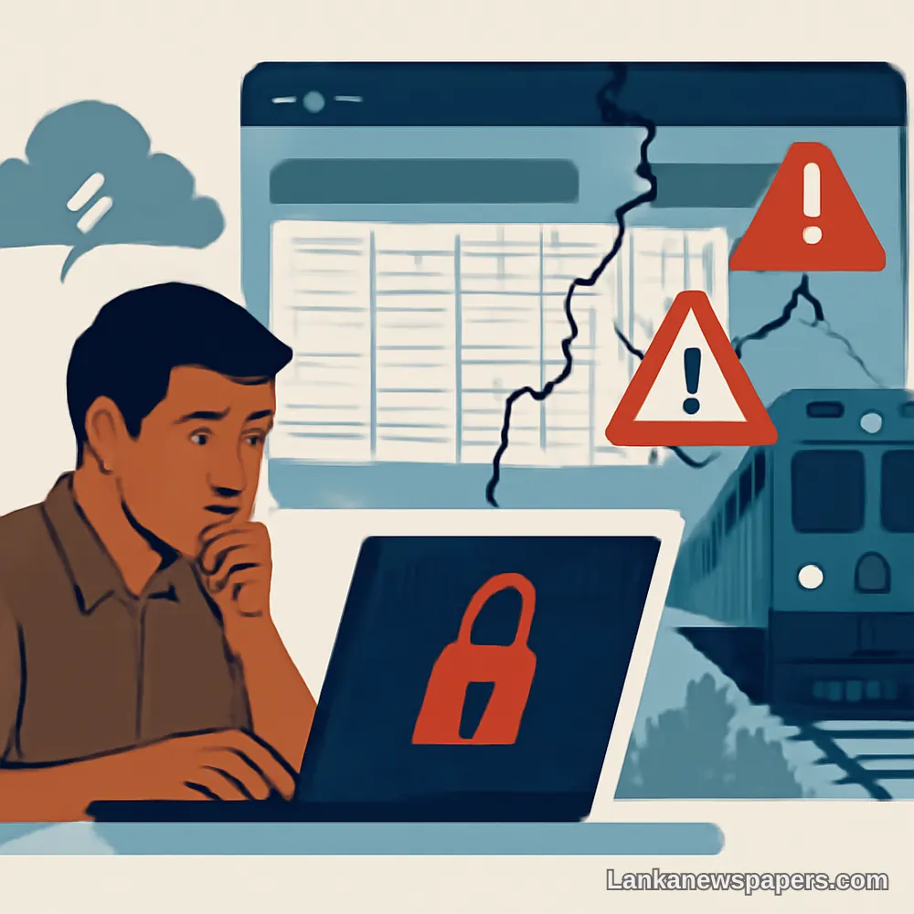 Sri Lanka Railways Website Crippled by Cyberattack Targeting Train Schedule System