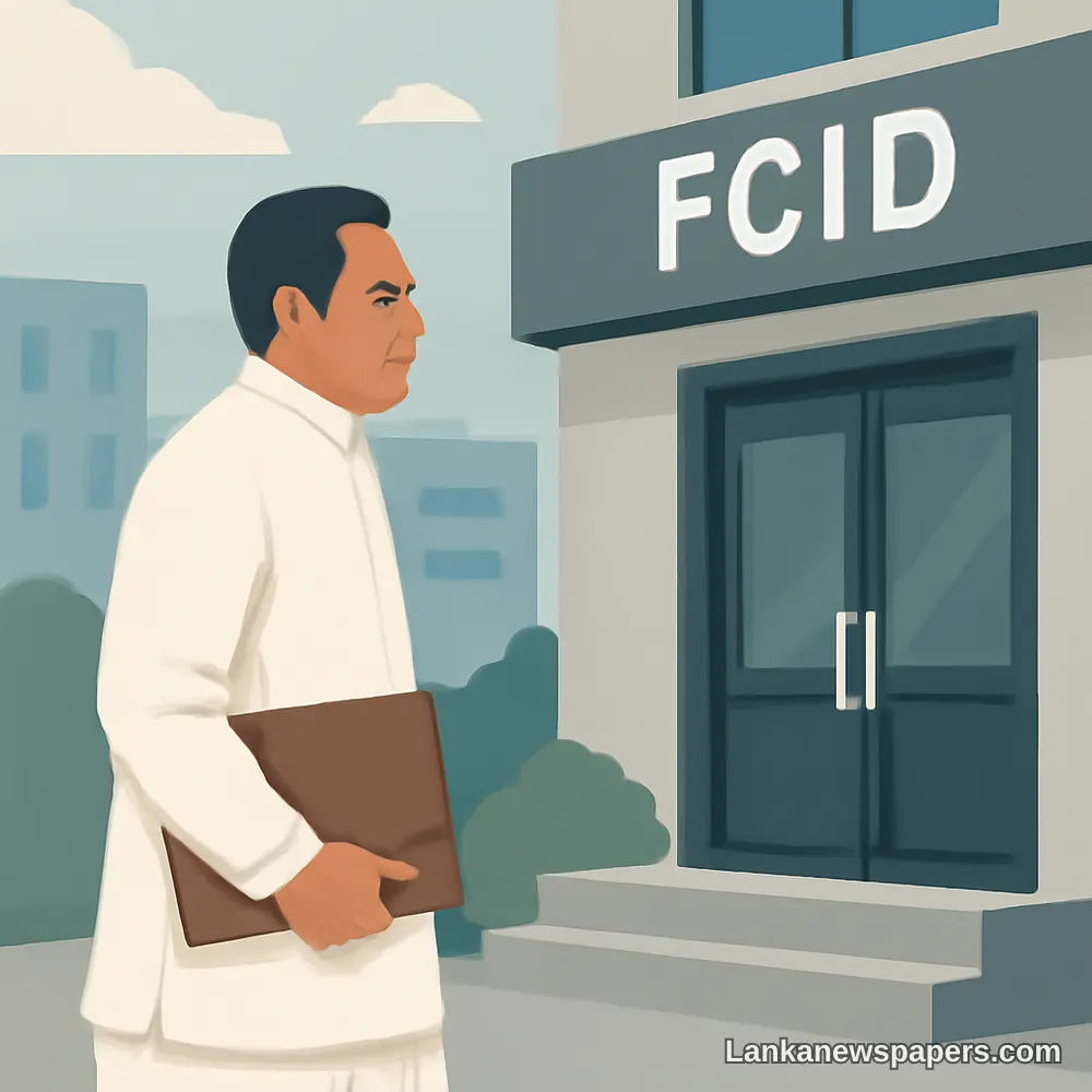 Former Minister Vijith Wijayamuni Soysa Reports to FCID for Questioning