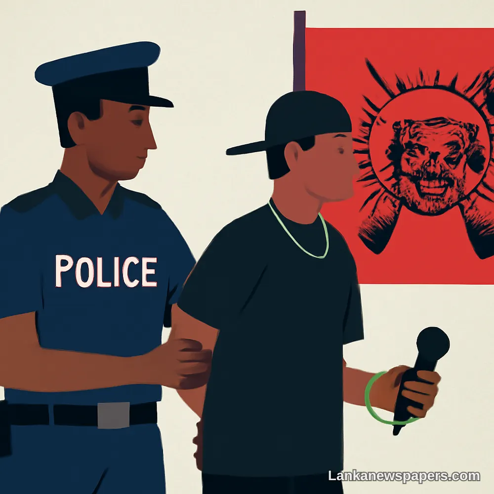 Government Justifies Rapper's Arrest Under PTA Citing Use of LTTE Symbols