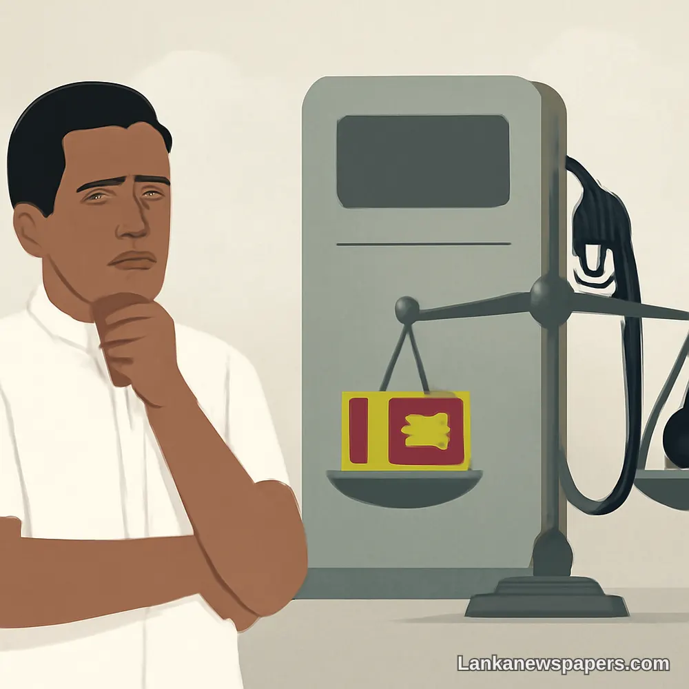 Sri Lanka's Fuel Subsidy Future Hangs in the Balance, Says Cabinet Spokesman