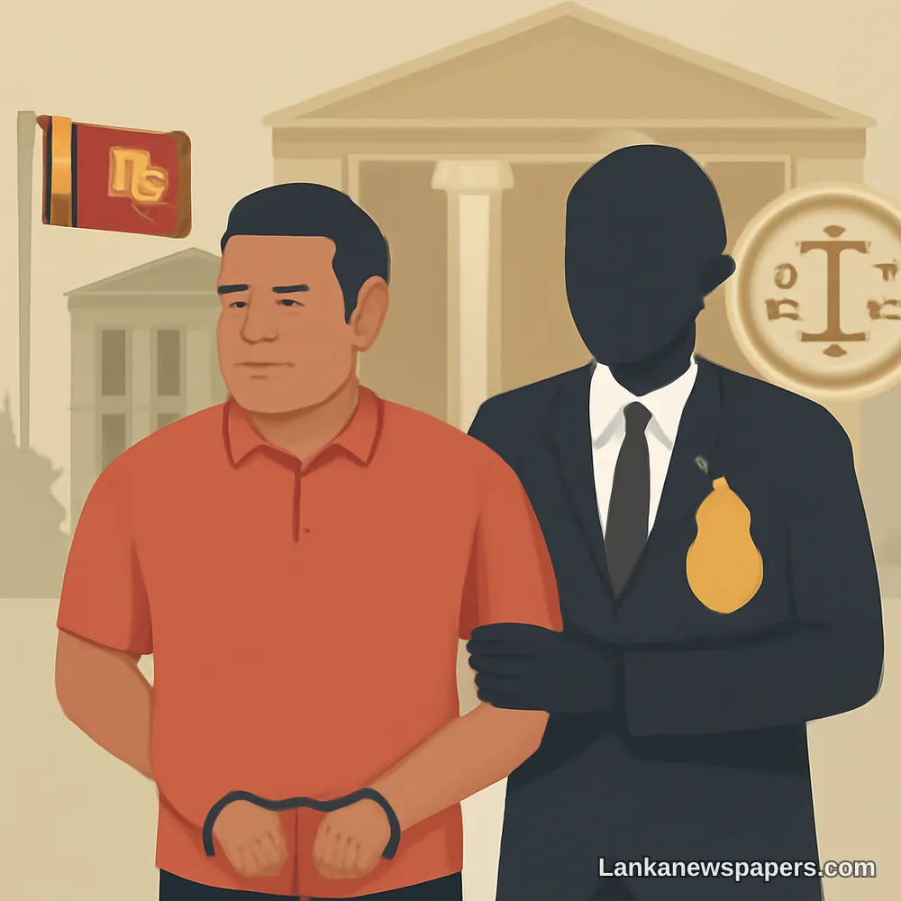 Yoshitha Rajapaksa Taken Into Custody by the Commission to Investigate Allegations of Bribery or Corruption