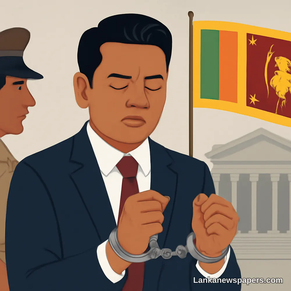 Son of Former Sri Lankan President Arrested Over Bribery Allegations