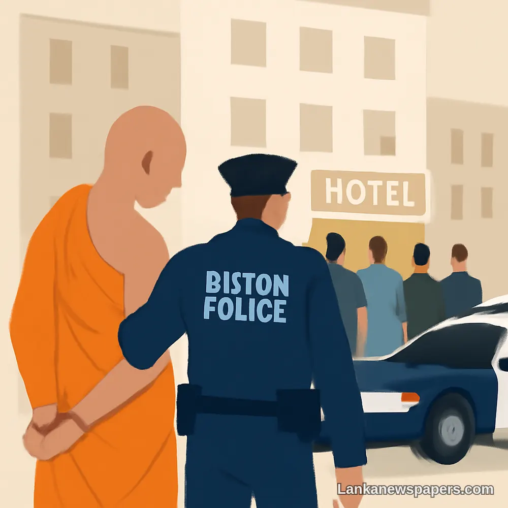 Sri Lankan Monk Among Seven Arrested in Boston Hotel Raid