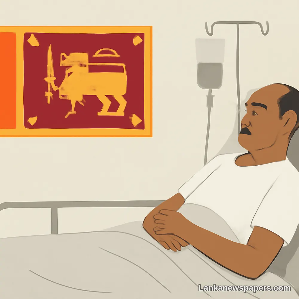 හිටපු බුද්ධි අංශ ප්රධානී සුරේෂ් සල්ලේ රෝහල් ඇඳෙන්ද උපවාසය අඛණ්ඩව ගෙන යයි