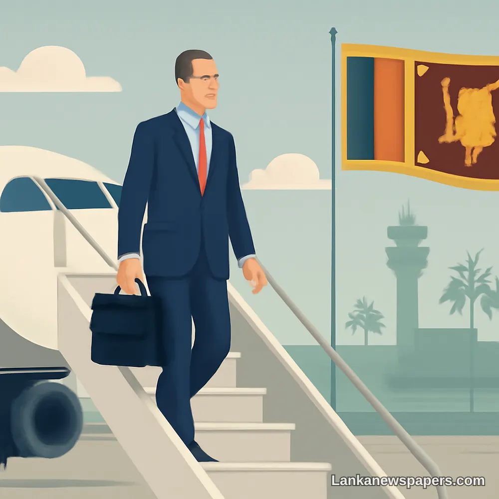 Top US Diplomat Paul Kapur Touches Down in Sri Lanka