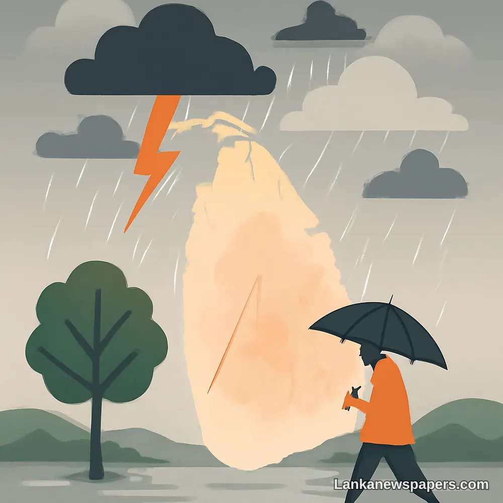 Wet Weather Ahead: Showers and Thunderstorms Forecast Across Several Provinces and Districts