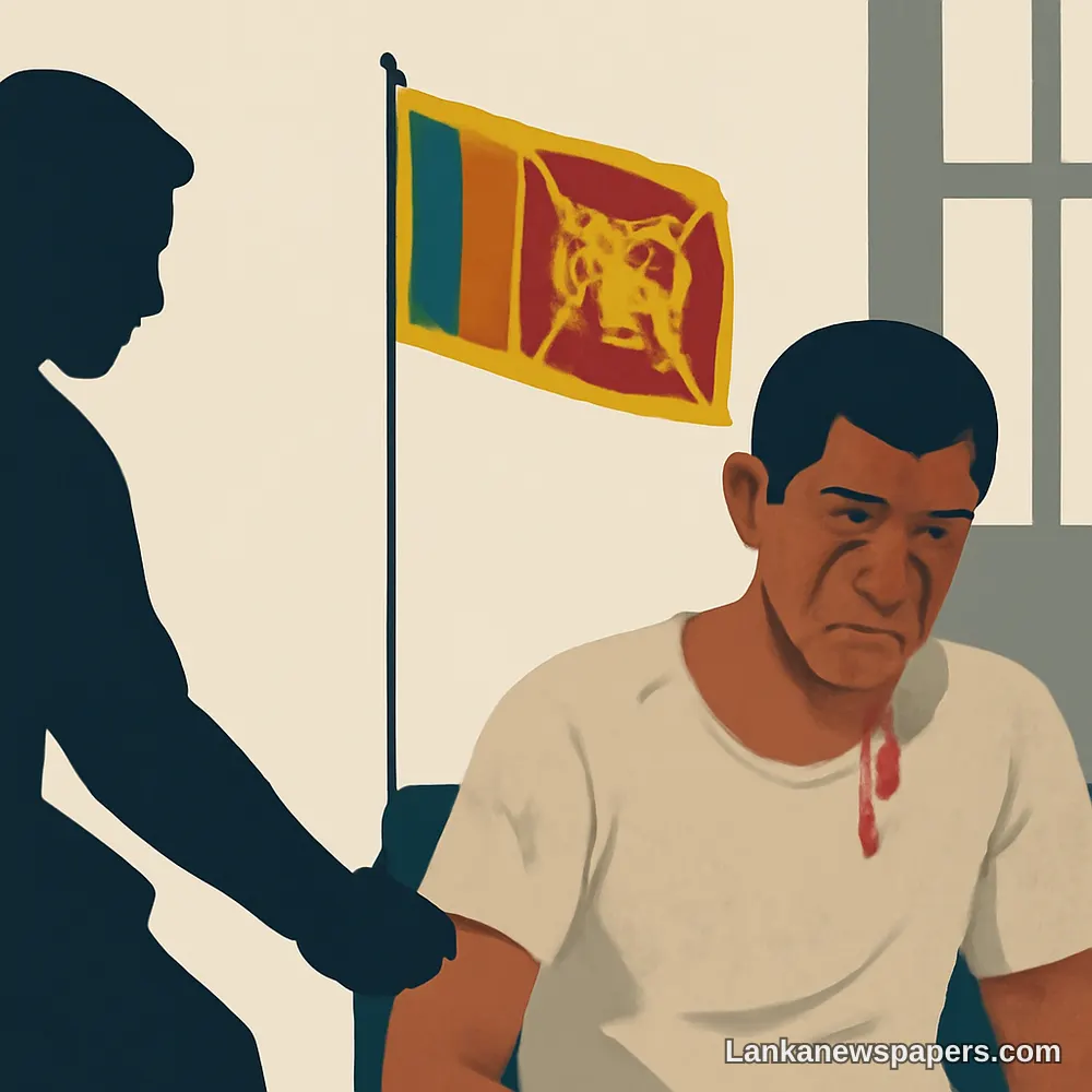 Fake AI-Generated Images Falsely Claim to Show Former Sri Lankan Spy Chief Tortured in Custody