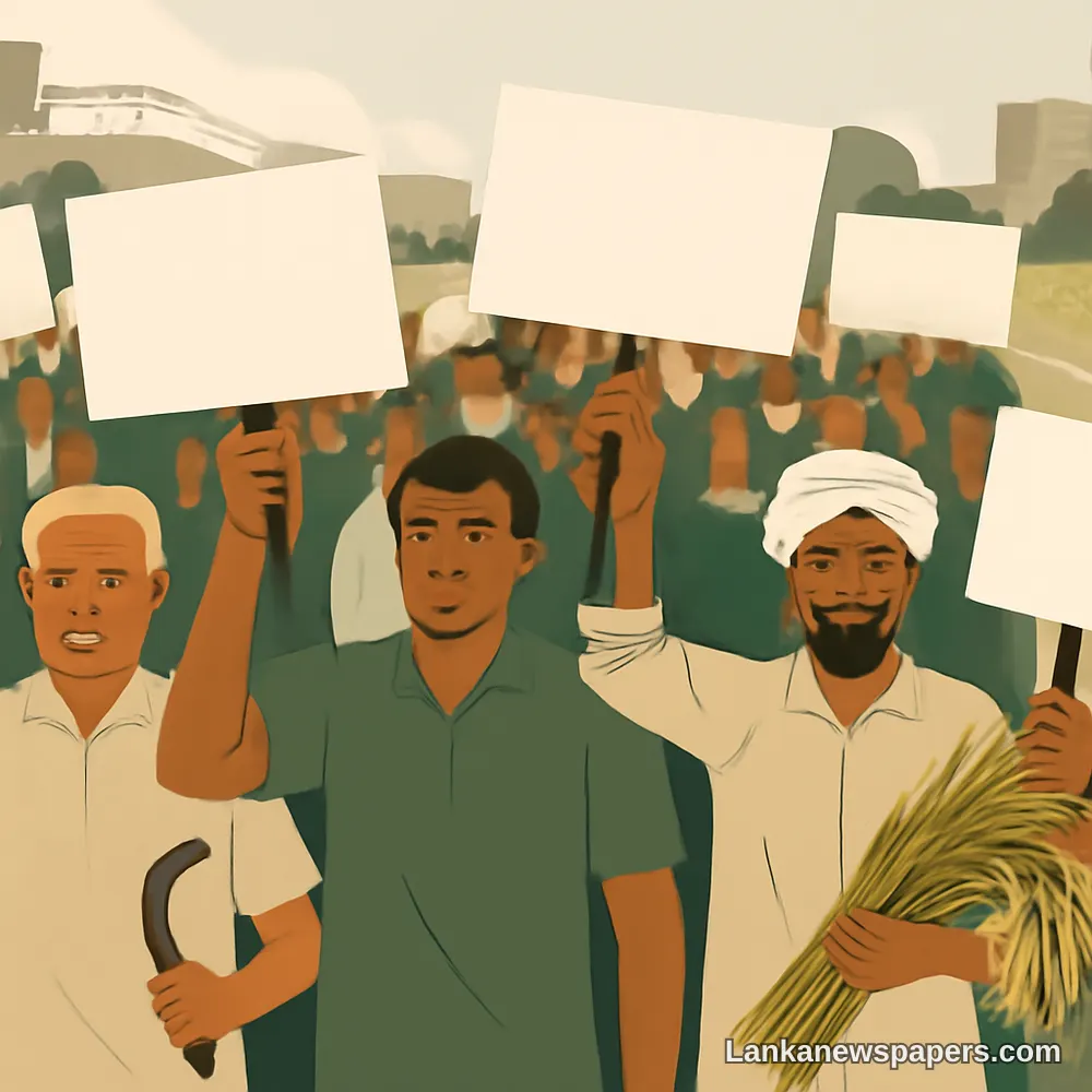 Thousands of Sri Lankan Farmers Take to the Streets Over Soaring Costs and Collapsing Paddy Prices