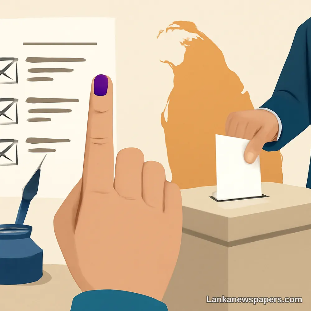 Sri Lanka Scraps Indelible Ink Requirement in Landmark Electoral Law Change