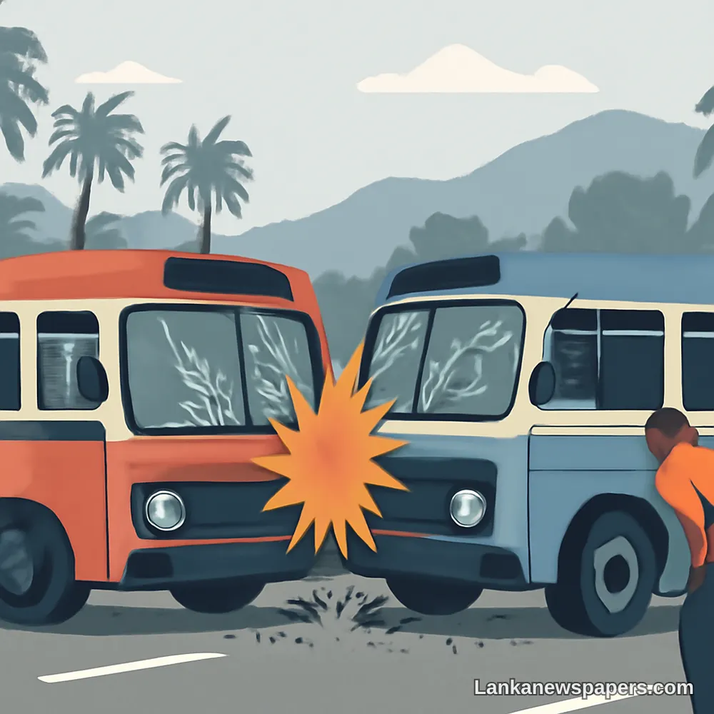 More Than 40 Injured in Devastating Head-On Bus Collision at Talalla