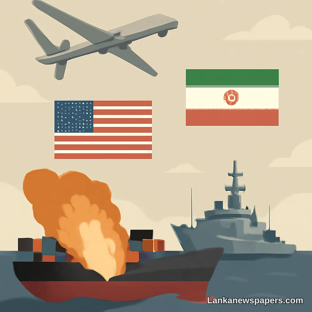 US Launches Military Strikes Against Iran Following Drone Attack on Commercial Vessel
