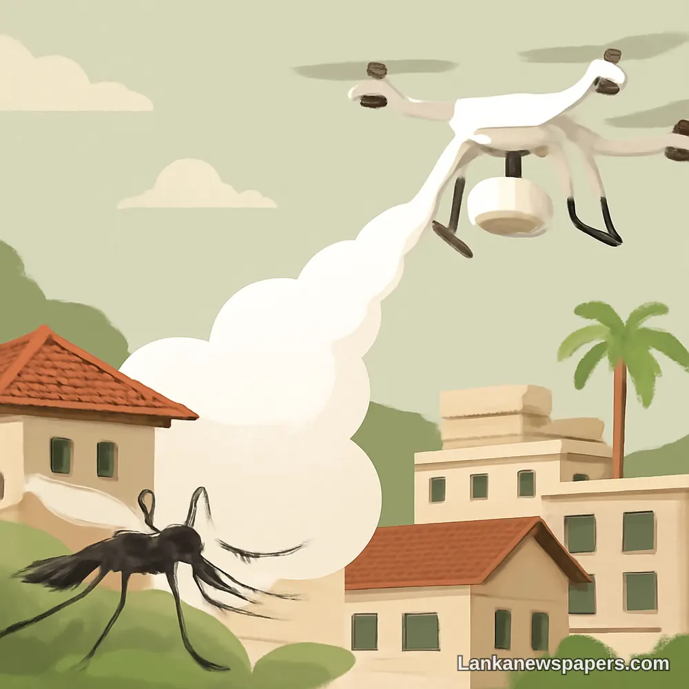 Sri Lanka Deploys Drones in Battle Against Dengue as Cases Climb Dangerously High