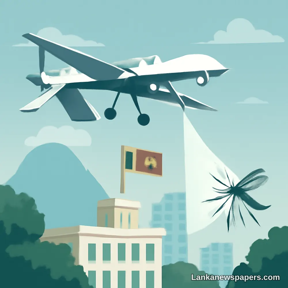 Sri Lanka Deploys Military Drones in Aerial Battle Against Dengue-Carrying Mosquitoes