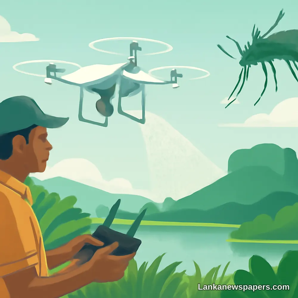 Sri Lanka Deploys Drones in High-Tech Battle Against Mosquito-Borne Diseases