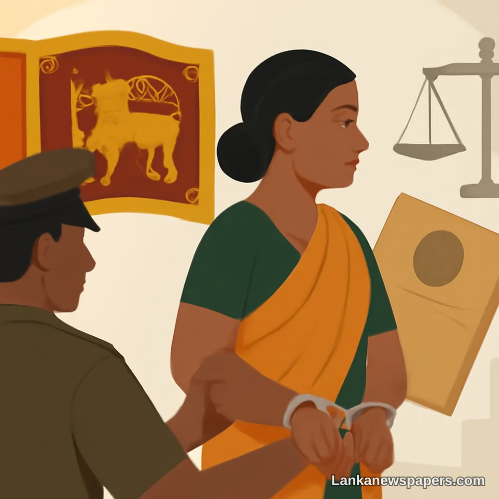 NDF General Secretary Shyamila Perera Arrested by Anti-Corruption Commission, Released on Bail