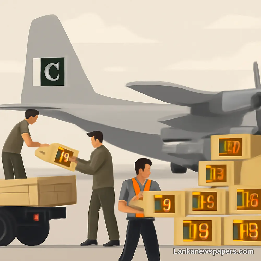 Pakistan Delivers 200 Tonnes of Relief Aid to Flood-Affected Sri Lanka