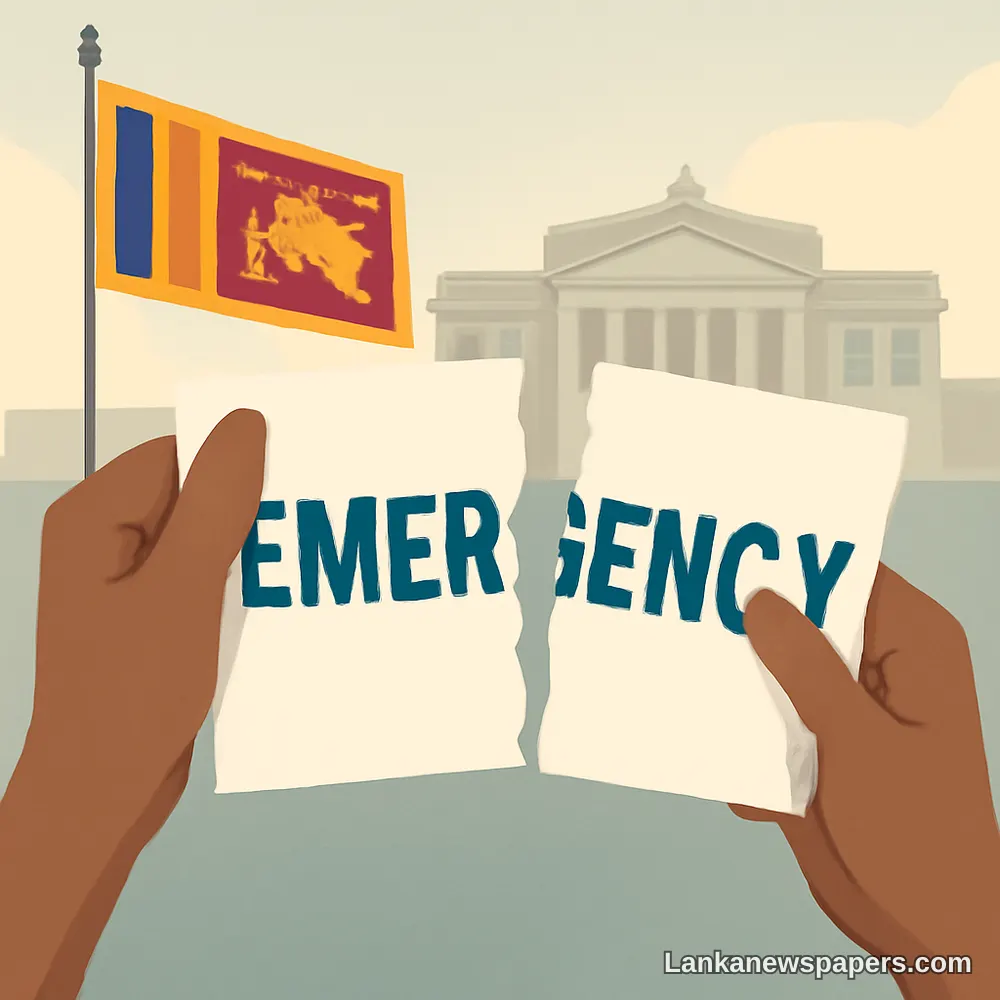 Sri Lanka's Emergency Regulations Allowed to Lapse: A Welcome but Overdue Move