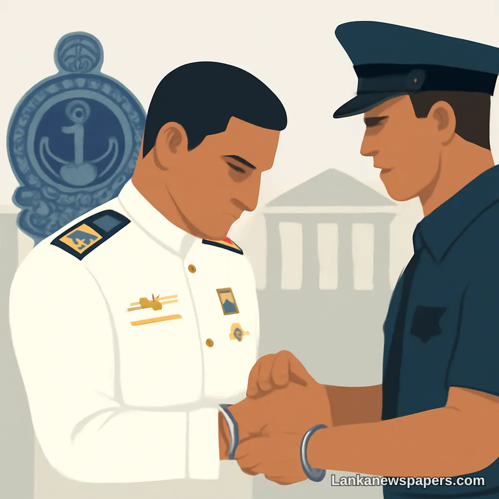 Former Sri Lanka Navy Commander Arrested Over Corruption Allegations