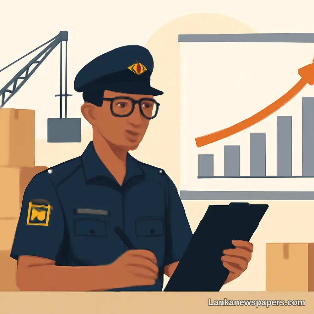 ශ්‍රී ලංකා税関, 2025 පළමු භාගයේ ආදායම් ඉලක්ක සියයට 30කට ආසන්නව ඉක්මවයි