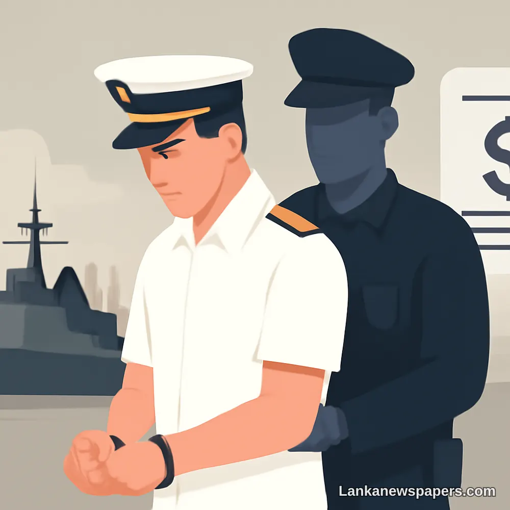 Former Sri Lanka Navy Commander Taken Into Custody Over Corruption Allegations