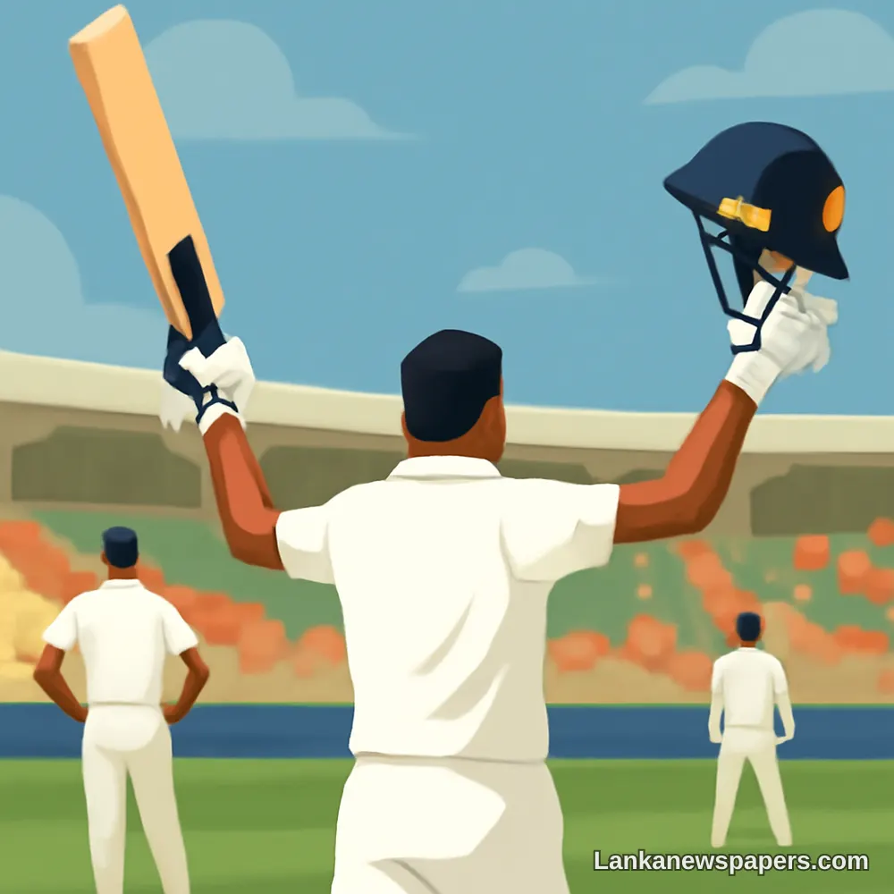 Lahiru Udara's Maiden Test Ton Puts Sri Lanka in Command on Day One in Antigua