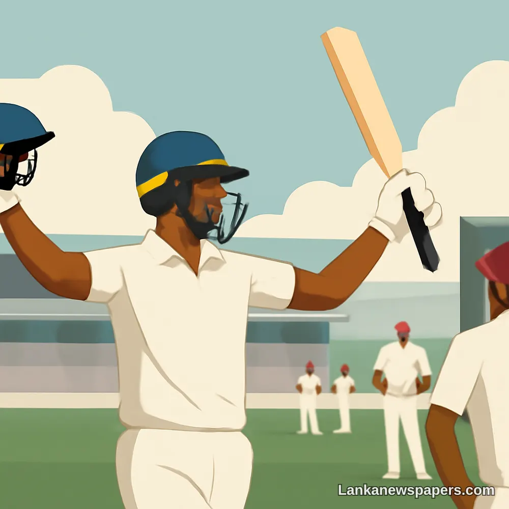 Udara's Maiden Test Century Puts Sri Lanka Firmly in Driver's Seat Against West Indies