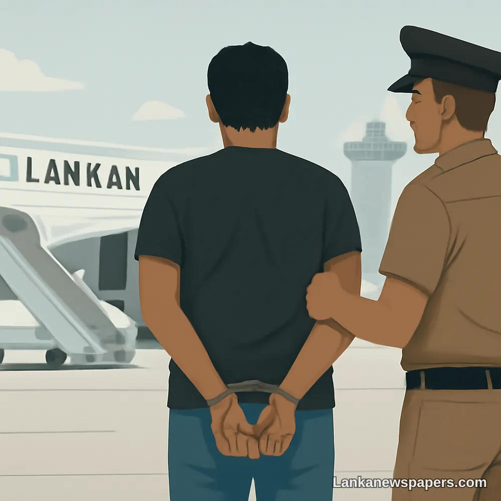 Suspect in Akuregoda Double Murder Returned to Sri Lanka