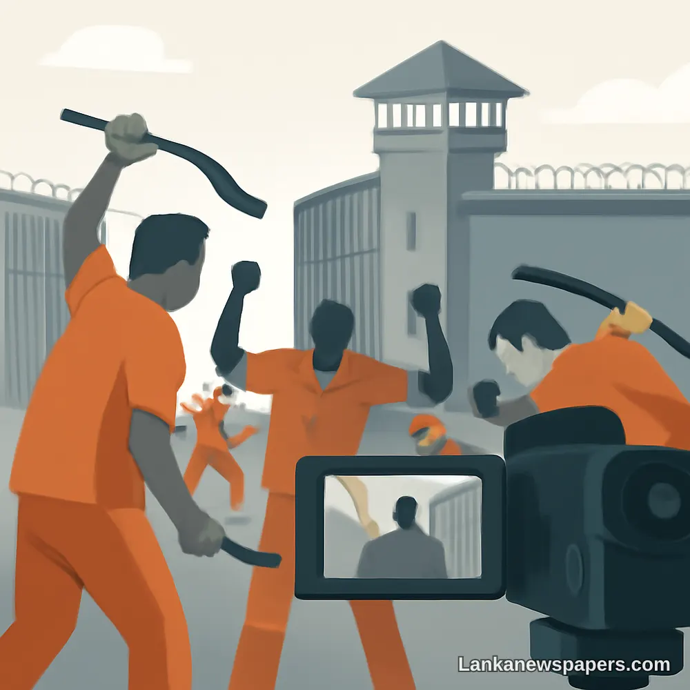 Deadly Violence Erupts Inside Negombo Prison: Dramatic Footage Emerges