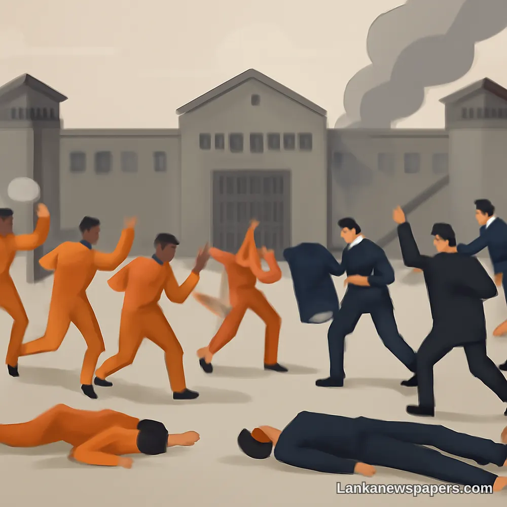 Death Toll Rises to 26 as Violence Erupts at Negombo Prison, Five Officers Among the Dead